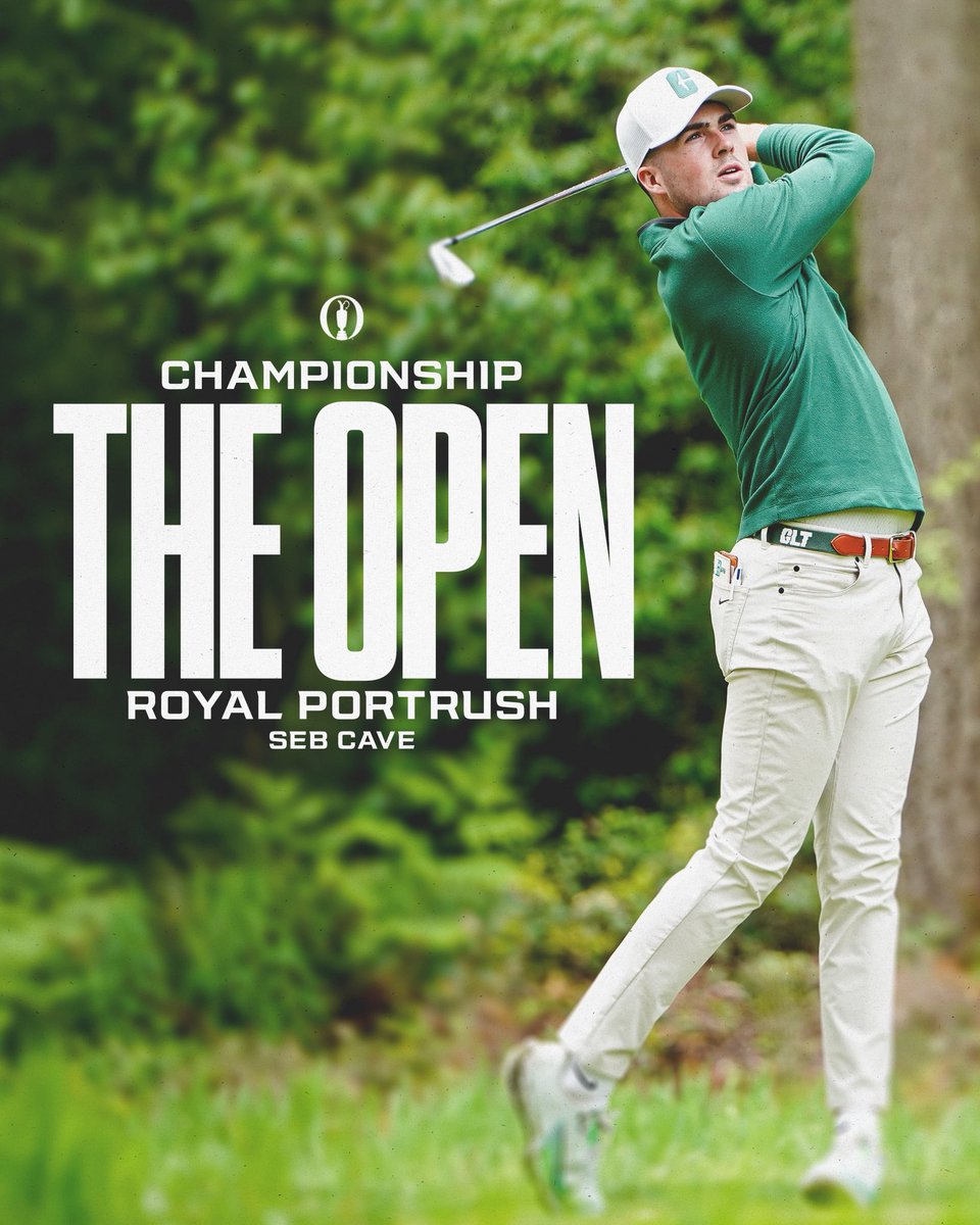 CharlotteMGolf's tweet image. πππ ππππ β³οΈ
Congrats to our very own Seb Cave & Frazer Jones for qualifying to The Open July 17-20 π€
#GoldStandard βοΈ