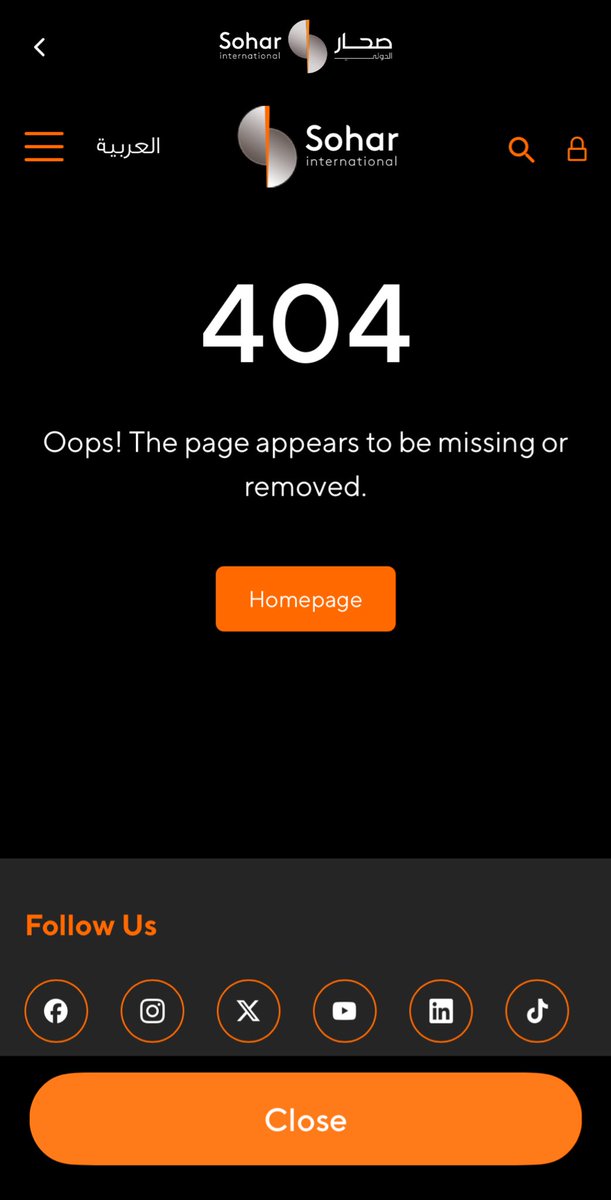 الأفاضل <a href="/sohar_intl/">صحار الدولي Sohar International</a> الأعزاء
في إطار سعي البنك في تقديم أفضل خدمات للعملاء و تطوير من منظومة البنك ارجو التكرم بالإطلاع على بعض المقترحات
١-زيادة عدد آلة CDM حيث قمت بزيارة العديد من المواقع ولا توجد خدمة إيداع
٢-تفعيل خاصية Locate Us في تطبيق البنك لتمكين العملاء من تحديد آلة CDM