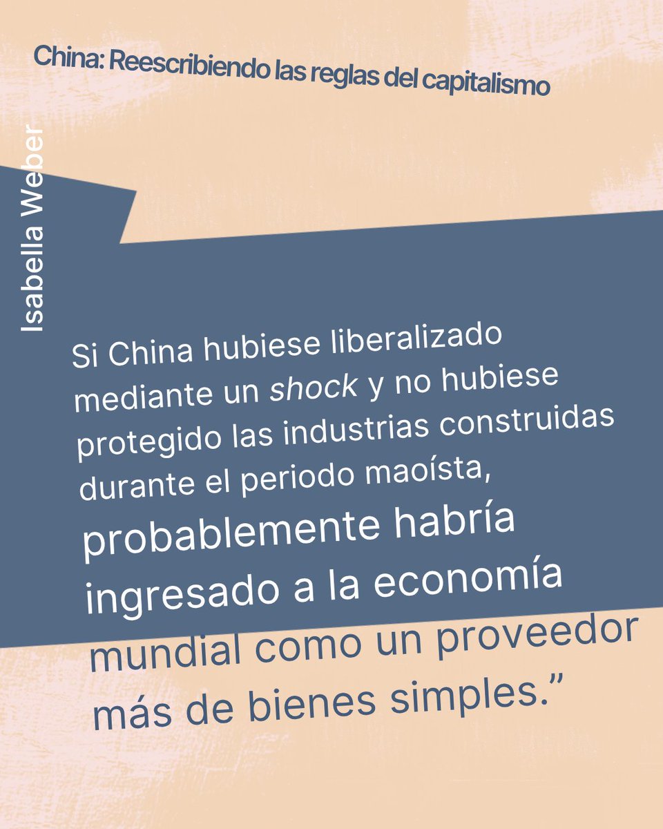 ElDiploConoSur's tweet image. #Desalineados | China esquivó la receta estándar de shock therapy y construyó su integración al capitalismo global bajo sus propios términos, subordinando la inserción de mercado a objetivos nacionales. En esta nota, Isabella Weber desarrolla el ascenso Chino e instala una…