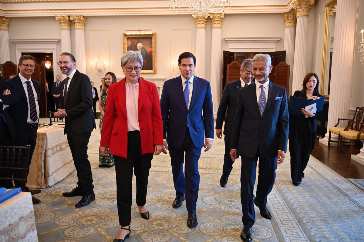 Senator Penny Wong (@senatorwong) on Twitter photo Today <a href="/SecRubio/">Secretary Marco Rubio</a> hosted the second Quad FMM this year - a signal of the importance of our partnership and the urgency of the challenges we face. We agreed that it’s never been more crucial to take concrete actions that support peace, stability and prosperity in the Indo-Pacific. Today <a href="/SecRubio/">Secretary Marco Rubio</a> hosted the second Quad FMM this year - a signal of the importance of our partnership and the urgency of the challenges we face. We agreed that it’s never been more crucial to take concrete actions that support peace, stability and prosperity in the Indo-Pacific.