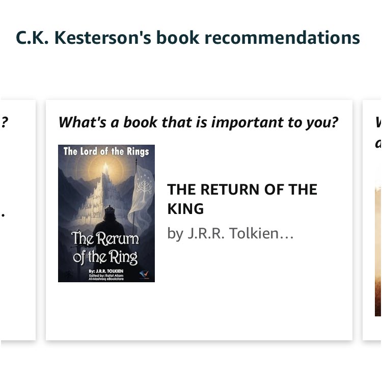C.K. Kesterson - Author tweet media