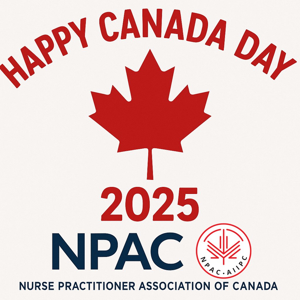 🇨🇦 Happy Canada Day!
Today we honour the strength, diversity, and resilience of people across this country. Nurse Practitioners are proud to care for communities from coast to coast to coast.
#CanadaDay2025 #NursePractitioner #NPAC