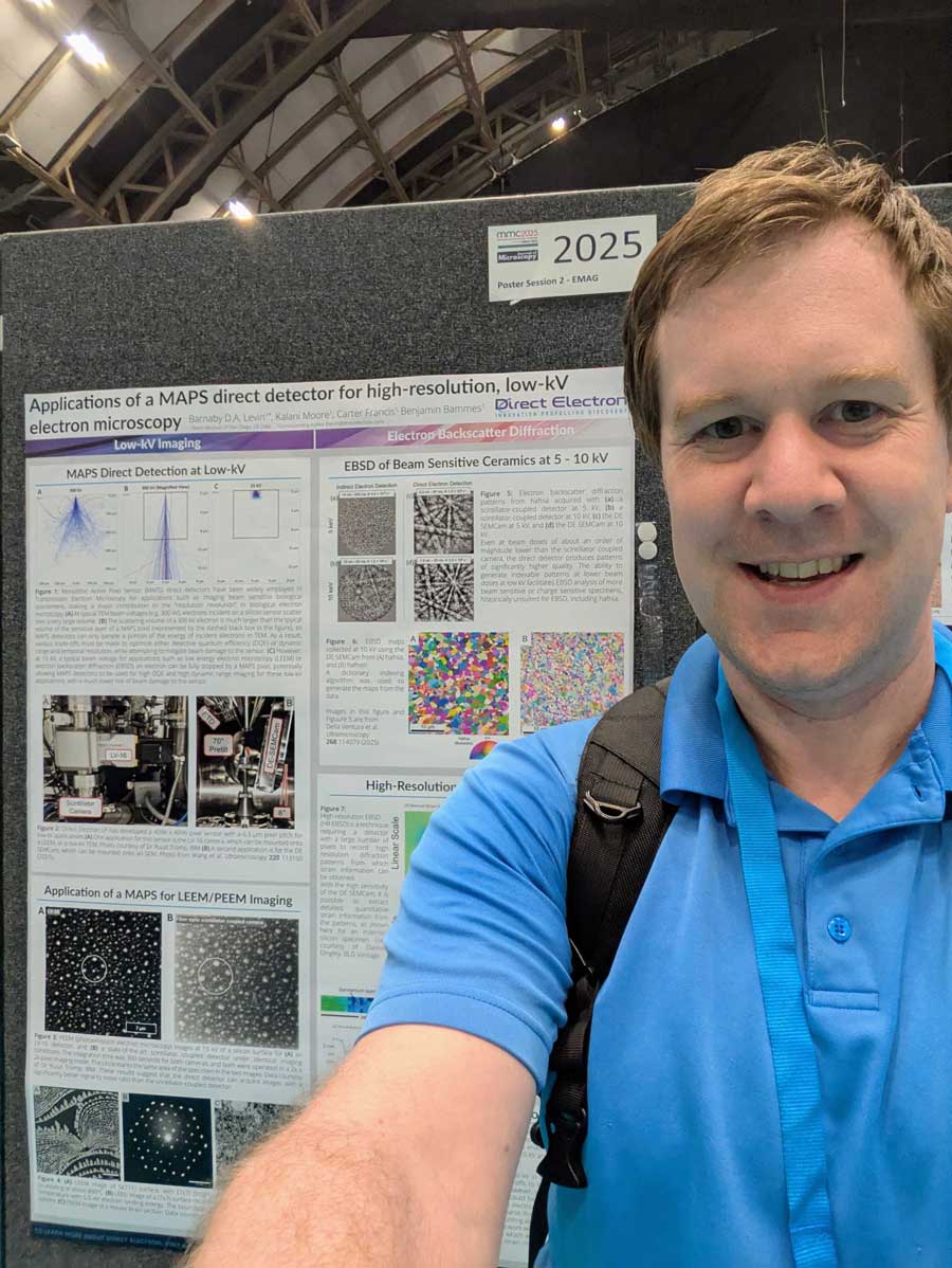 Direct Electron (@directelectron) on Twitter photo Our Applications Scientist <a href="/Electron_Barn/">Barnaby D.A. Levin</a> is at MMC in Manchester, UK, July 1–3, delivering a talk & poster on fast MAPS detectors. Catch up with him to learn how Direct Electron is driving innovation in Electron Microscopy.
Learn more: directelectron.com/barnaby-levin-… Our Applications Scientist <a href="/Electron_Barn/">Barnaby D.A. Levin</a> is at MMC in Manchester, UK, July 1–3, delivering a talk & poster on fast MAPS detectors. Catch up with him to learn how Direct Electron is driving innovation in Electron Microscopy.
Learn more: directelectron.com/barnaby-levin-…