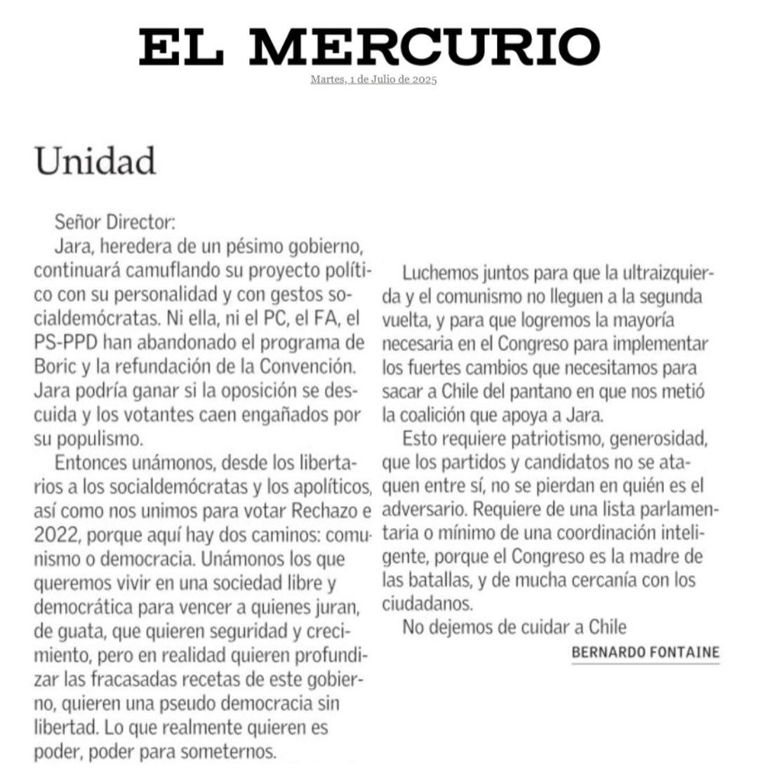 Unidad, cercanía a la ciudadanía , desenmascarar los engaños populistas, no agarrarse entre candidaturas y amplitud para acoger a todos los que quieren vivir en una sociedad democrática y libre