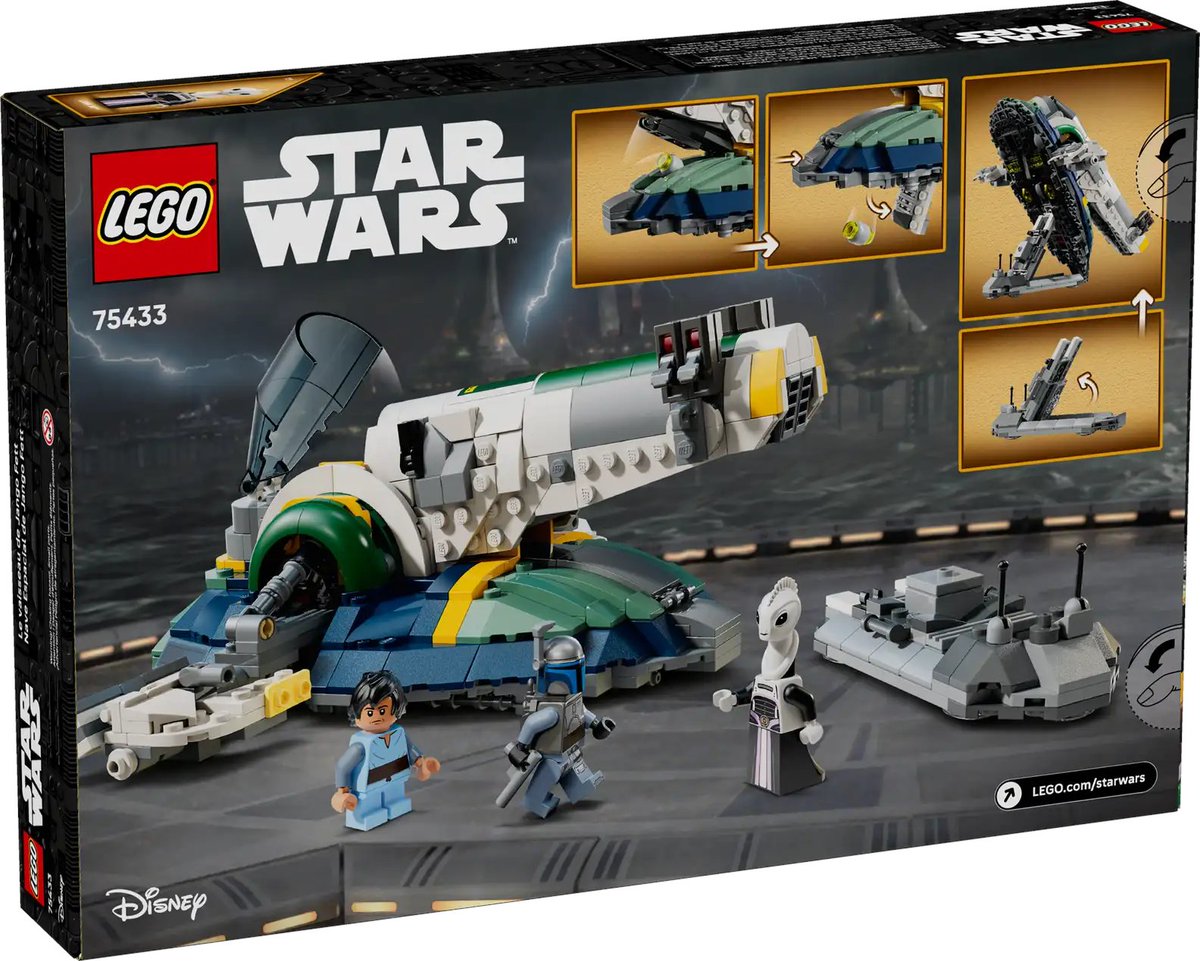 Lego_Maniacs's tweet image. #LEGO New Set - #75433 #Jango #Fett&apos;s Starship