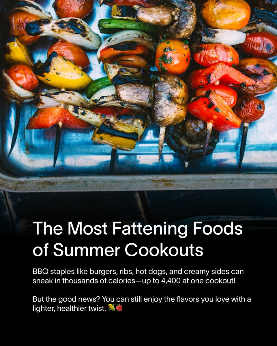 MyViome's tweet image. Make your 4th of July cookout delicious & healthy! 🇺🇸🍔🥗 Smart swaps & fresh ideas that feed your gut. Learn more with Viome → viome.com/blog/how-to-li…
#HealthyGrilling #SummerCookout #Viome #4thofJuly