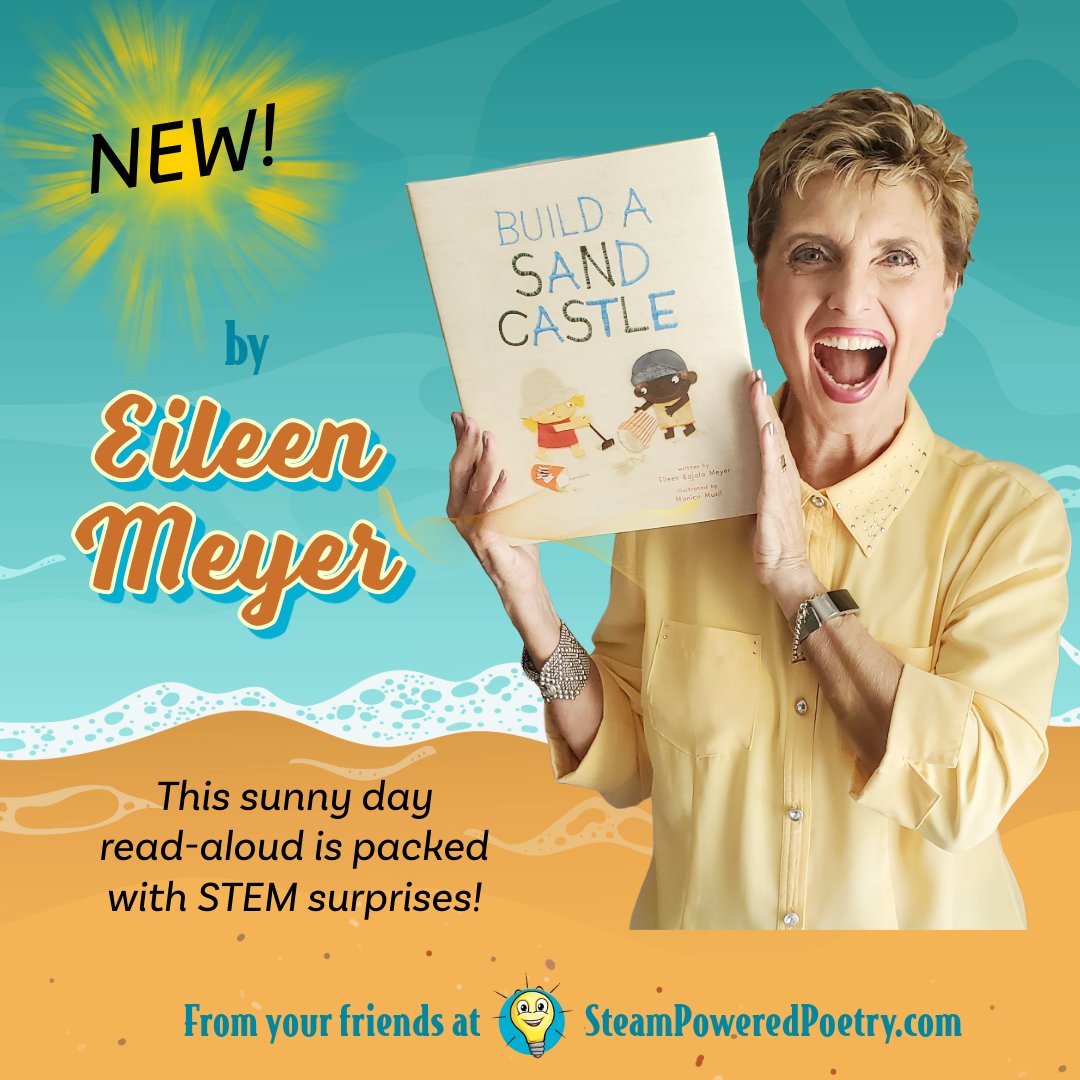 steampoweredpoetry (@steampoweredpo1) on Twitter photo Iโm so excited to have my very own copy of EILEEN MEYERโs picture book, BUILD A SANDCASTLE! This clever STEM-infused read-aloud is sure to make a splash with your sandcastle architects. Order today! ๐ bit.ly/3Tj5mri <a href="/ReycraftBooks/">Reycraft Books</a> #kidlit #StemEducation #sandcastleday Iโm so excited to have my very own copy of EILEEN MEYERโs picture book, BUILD A SANDCASTLE! This clever STEM-infused read-aloud is sure to make a splash with your sandcastle architects. Order today! ๐ bit.ly/3Tj5mri <a href="/ReycraftBooks/">Reycraft Books</a> #kidlit #StemEducation #sandcastleday