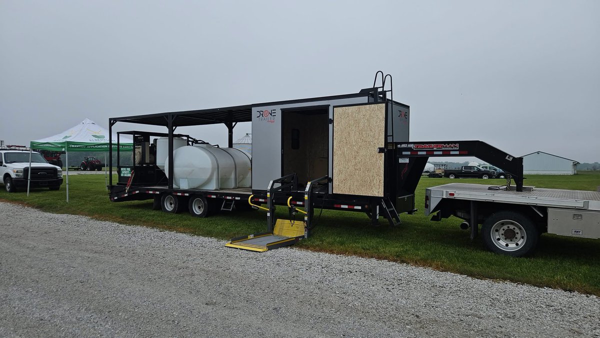 Fungicide season is here — and we’ve got room for more acres in Indiana &amp; Illinois!
🚁 Running 2 drones + new trailer, covering 500+ acres/day.
Timely apps = protected yield.

New or returning — reach out!
📲 Link in bio / DM me.
#AgTech #Fungicide #DroneSpraying