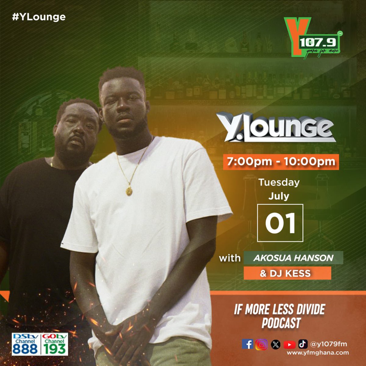 YFM ACCRA (@y1079fm) on Twitter photo Tune in and join the power duo <a href="/MutomboDaPoet/">mutombo💥</a> & <a href="/80GRIOTS/">Askia</a> of <a href="/ImldPod/">If More Let's Divide Podcast</a> live now on the #YLounge W/<a href="/AkosuaHanson/">Moongirls🌛🌟</a> & <a href="/DjKessGh/">🦂Kessington™️</a> Tune in and join the power duo <a href="/MutomboDaPoet/">mutombo💥</a> & <a href="/80GRIOTS/">Askia</a> of <a href="/ImldPod/">If More Let's Divide Podcast</a> live now on the #YLounge W/<a href="/AkosuaHanson/">Moongirls🌛🌟</a> & <a href="/DjKessGh/">🦂Kessington™️</a>