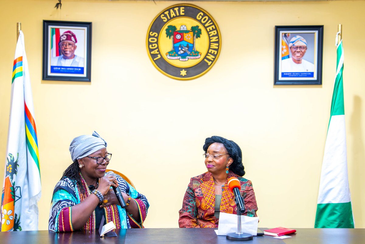 Elsie Attafuah (@elsieattafuah) on Twitter photo It was a pleasure to meet with the First Lady of Lagos State, Dr. Ibijoke Sanwo-Olu, for a forward-looking exchange on strengthening collaboration between <a href="/UNDPNigeria/">UNDP Nigeria</a> and the State.
We look ahead with optimism to deepening impact and advancing shared development goals together It was a pleasure to meet with the First Lady of Lagos State, Dr. Ibijoke Sanwo-Olu, for a forward-looking exchange on strengthening collaboration between <a href="/UNDPNigeria/">UNDP Nigeria</a> and the State.
We look ahead with optimism to deepening impact and advancing shared development goals together