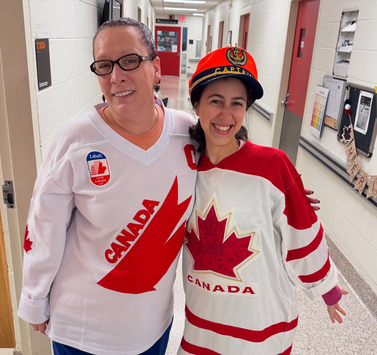 If you walk by cardiology today you will hear the sounds of Canadian rock stars and see our team decked out in appropriate hockey jerseys. Happy Canada Day!