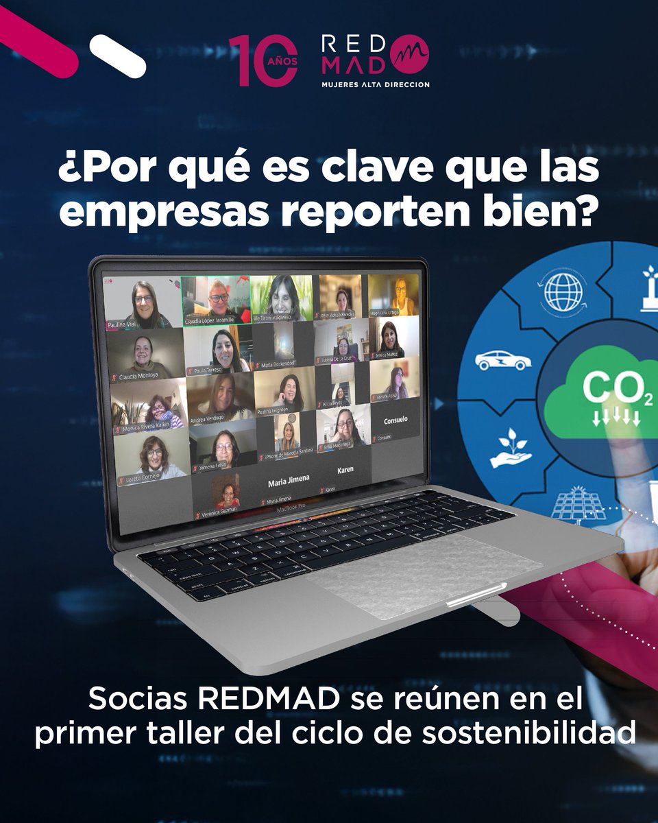 Socias REDMAD participaron en el primer taller del programa “Sostenibilidad en Acción REDMAD 2025”, impulsado por el Comité de Líderes de la Mesa Temática de Sostenibilidad 🌱.