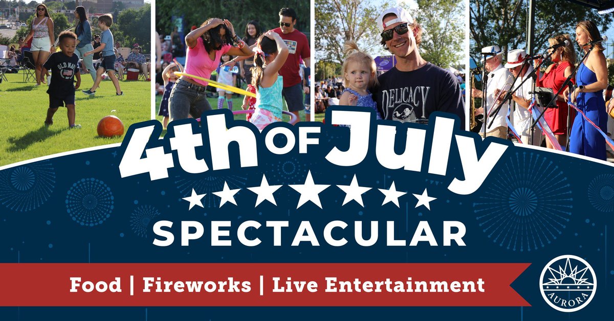 Aurora Police Dept (@aurorapd) on Twitter photo Safety & Traffic Reminders 🚓🎆
Expect heavier traffic, road closures, and lots of foot traffic near the <a href="/AuroraGov/">City of Aurora, CO</a> 4th of July Spectacular tonight.
🚧 Arrive early and be patient with road closures, including before and after the event.
🚶 Watch for pedestrians - many park and Safety & Traffic Reminders 🚓🎆
Expect heavier traffic, road closures, and lots of foot traffic near the <a href="/AuroraGov/">City of Aurora, CO</a> 4th of July Spectacular tonight.
🚧 Arrive early and be patient with road closures, including before and after the event.
🚶 Watch for pedestrians - many park and