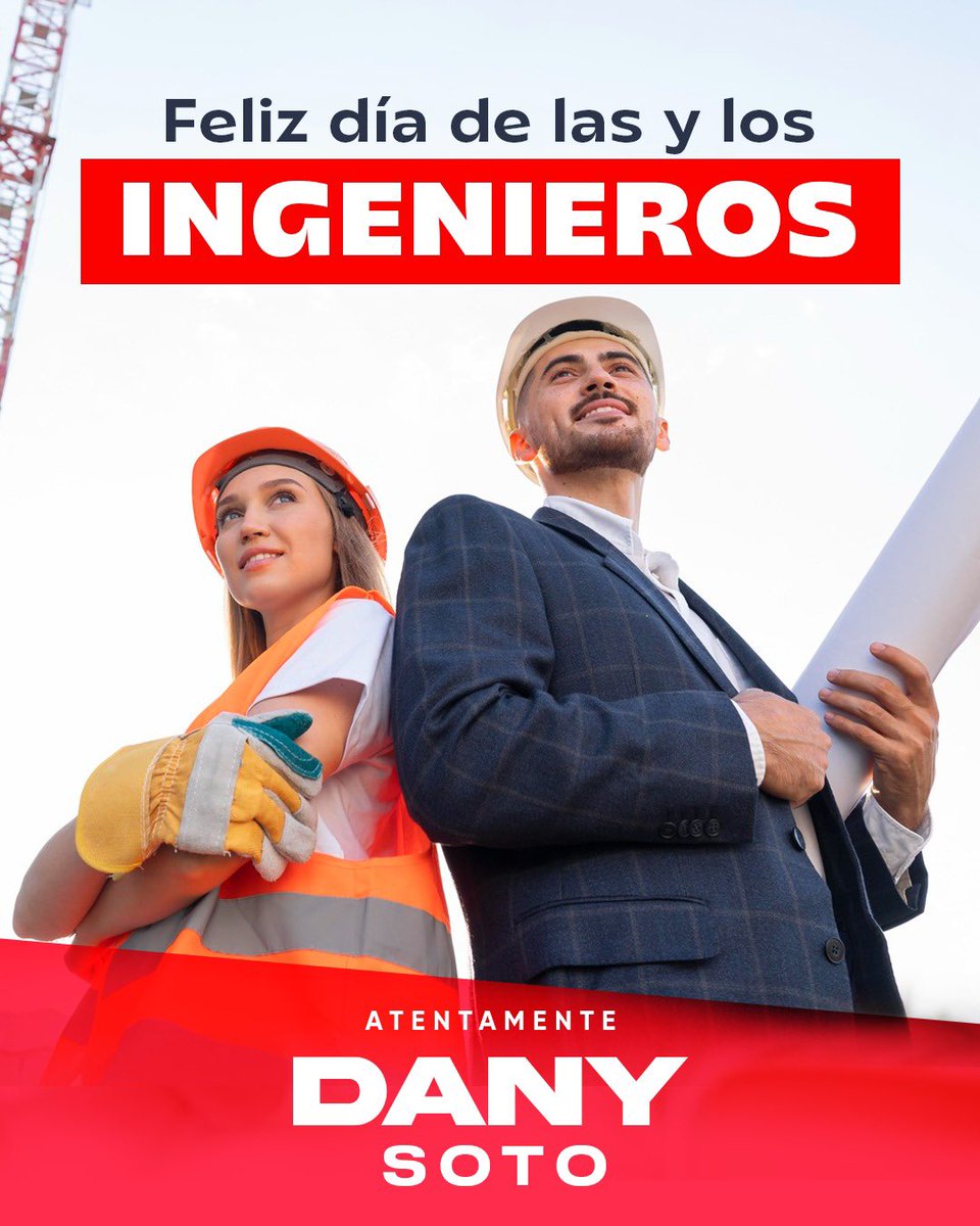 Cada proyecto, cada estructura, cada avance tecnológico, lleva el sello de la ingeniería. 👷🏻‍♀️👷🏻‍♂️

Gracias a las y los ingenieros por su talento, creatividad y compromiso con el desarrollo de México. ¡Feliz día! 🎉🎈

#1DeJulio #DíaDelIngeniero