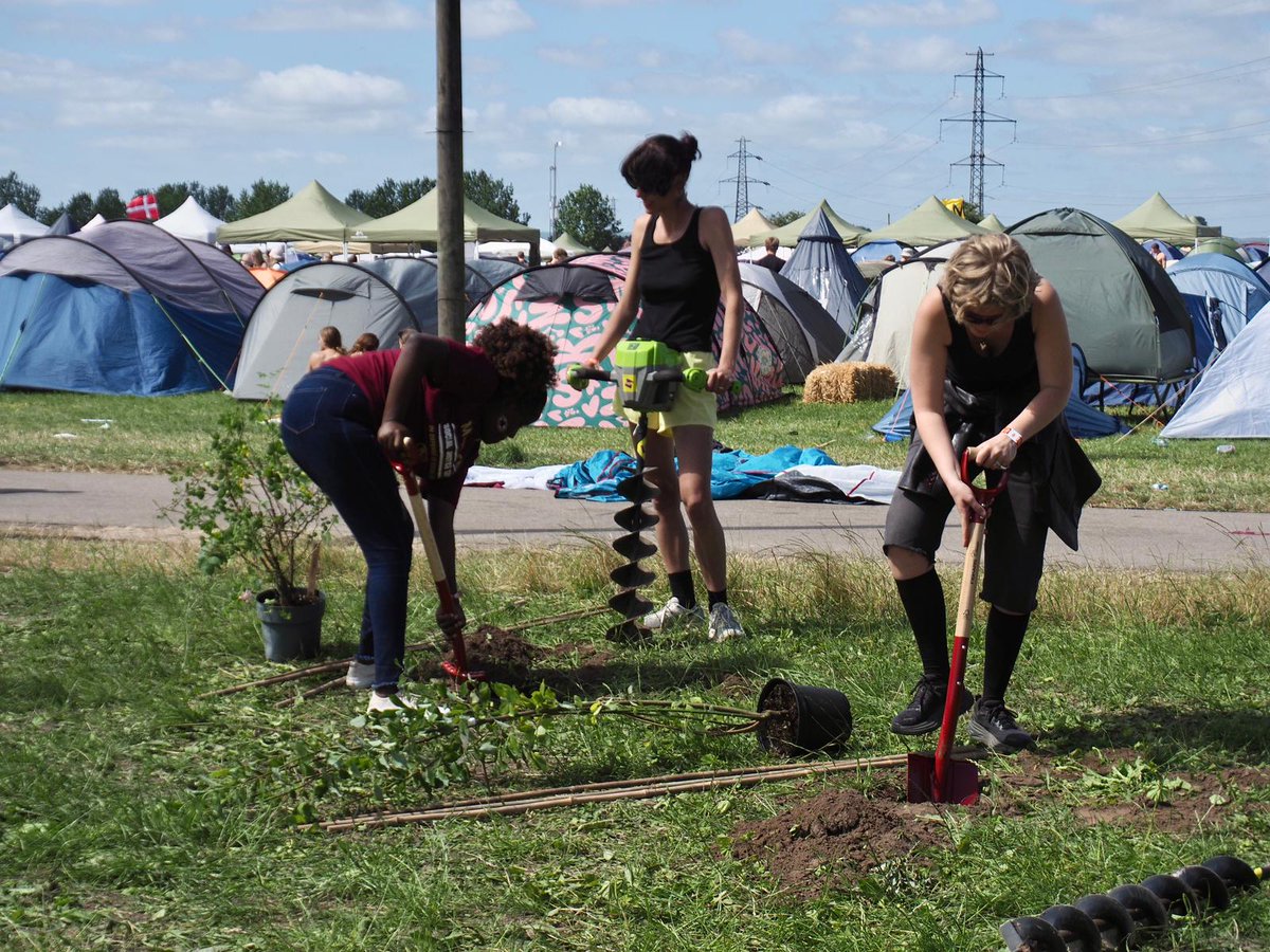 MathareSJustice's tweet image. Today, MSJC was represented by Cde. Njeri Mwangi at the ongoing Roskilde Festival, the biggest in Denmark. MSJC together with Dreamtown had the opportunity to plant 27 memory trees in honour of the Gen Zs as part of linking the struggles of the Global South and North.