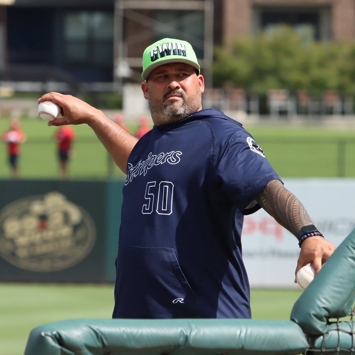 Dave Lezotte (@davelezotte) on Twitter photo Manager Kanekoa Texeira of your <a href="/GoStripers/">Gwinnett Stripers</a>, back from his week-long vacation, returns for another "Tex Tuesday" on the <a href="/CoolrayServices/">Coolray Heating, Cooling, Plumbing & Electrical</a> Pregame Show. Hear from him on MyCountry993.com at 6:50pm, first pitch for the opener vs. the St. Paul Saints is 7:05pm. Manager Kanekoa Texeira of your <a href="/GoStripers/">Gwinnett Stripers</a>, back from his week-long vacation, returns for another "Tex Tuesday" on the <a href="/CoolrayServices/">Coolray Heating, Cooling, Plumbing & Electrical</a> Pregame Show. Hear from him on MyCountry993.com at 6:50pm, first pitch for the opener vs. the St. Paul Saints is 7:05pm.