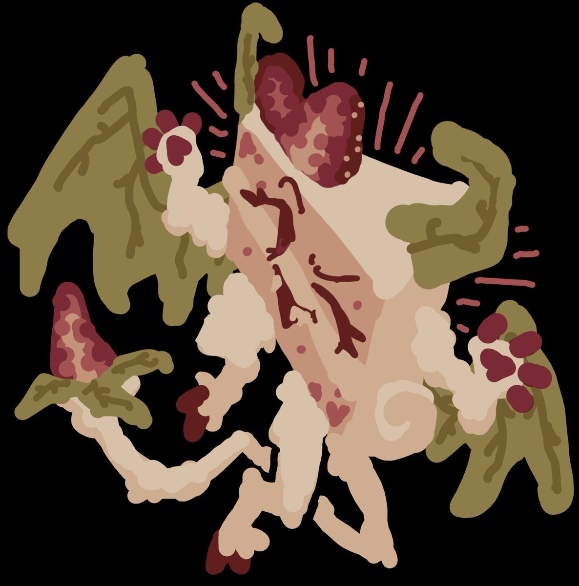 conlanglover259's tweet image. second attack of the day! strawberry shortcake by poptart_kisser on af