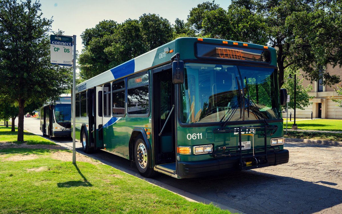 We’re proud to keep UNT and TWU students moving with #ConnectBus service in #DentonTX this upcoming semester!

Visit tinyurl.com/University-Rou… to see our special university routes. 🚌📚 #RideDCTA