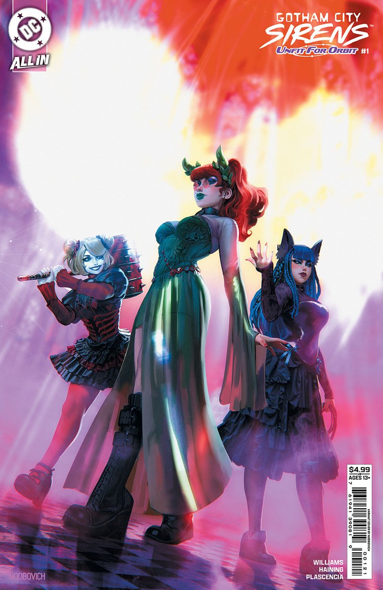 MidtownComics's tweet photo. MEN ARE FROM MARS, BUT BADDIES ARE FROM VENUS!

#Gotham City Sirens Unfit For Orbit #1 from ✏️@mymonsterischic 🎨 @hainingart
👉https://t.co/2EaZjXB0RL
✨Covers by @GuillemMarch @noobovich_art @KyuyongEom @maskhelen + more!

#VariantCovers #TopVariants #DCcomics #GothamCitySirens https://t.co/6xaBRRC87O