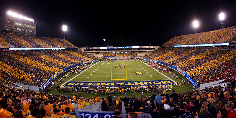CFB Home (@cfbhome) on Twitter photo Stadium of the Night π
ποΈ Milan Puskar Stadium
β
Capacity: 60,000
πMorgantown, West Virginia
Home of <a href="/WVUfootball/">West Virginia Football</a> Stadium of the Night π
ποΈ Milan Puskar Stadium
β
Capacity: 60,000
πMorgantown, West Virginia
Home of <a href="/WVUfootball/">West Virginia Football</a>
