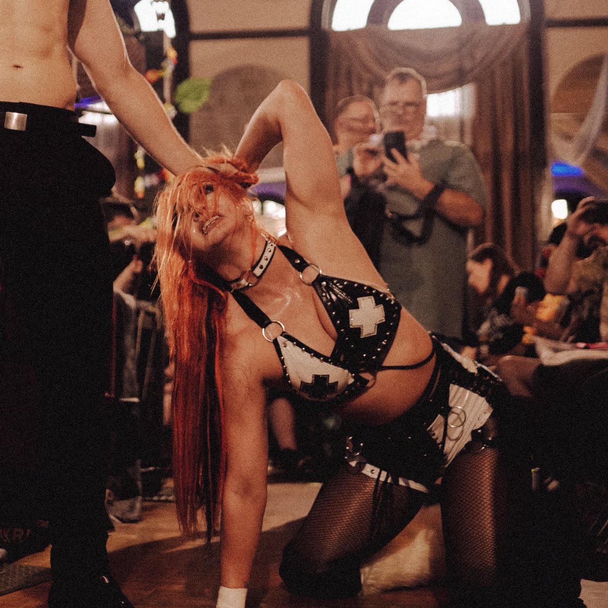 On my knees, where I belong... 🫦🖤