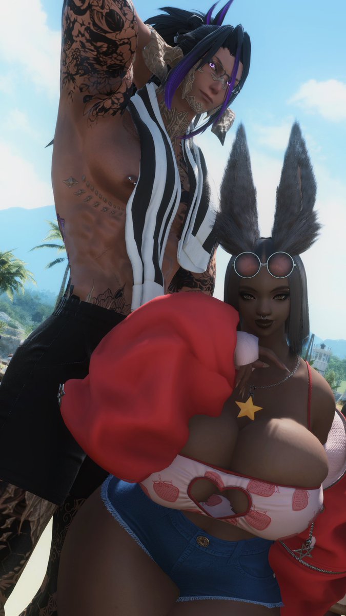 punishedShinobi's tweet photo. Got to meet up with @ViorXIV at #ffxivsummerbash !!💜💜 https://t.co/PLikkbevH0