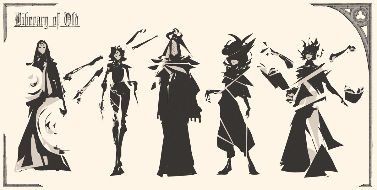 Apestogeth's tweet image. Started to do some silhouette sketches for a character design.