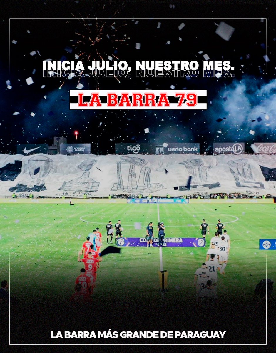 Inicia julio, nuestro mes.

#LaBarra79 #La79
