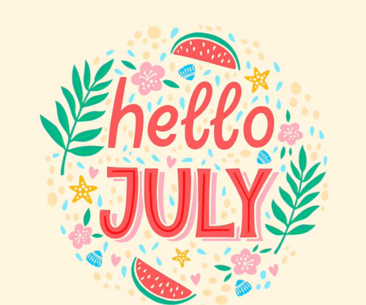 Hello July… 💕🌸 #July1st