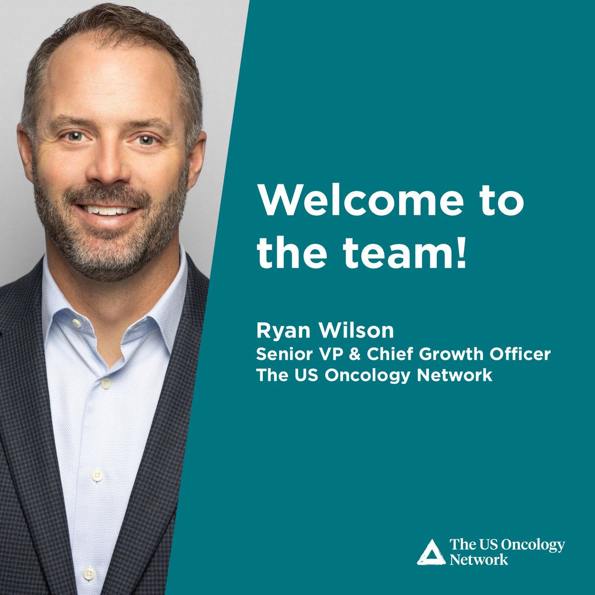 Welcome to Ryan Wilson, our new Senior VP &amp; Chief Growth Officer! Ryan's experience across multiple sectors will help us support our physician partners in delivering exceptional cancer care. We're grateful to have you here, Ryan!