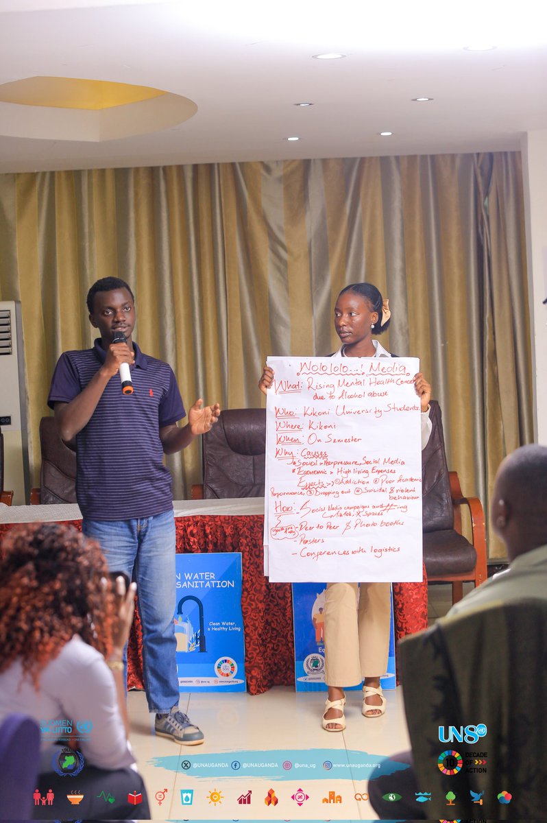 hbbaalem's tweet image. Had an enlightening 2-day workshop by @UNAUGANDA on the intersection of SDG 3 (Good Health &amp;amp; Wellbeing) and Human Rights. A need for inclusive policy-making and accountability in service delivery was emphasised. Also had the chance to craft project demos on health topics.