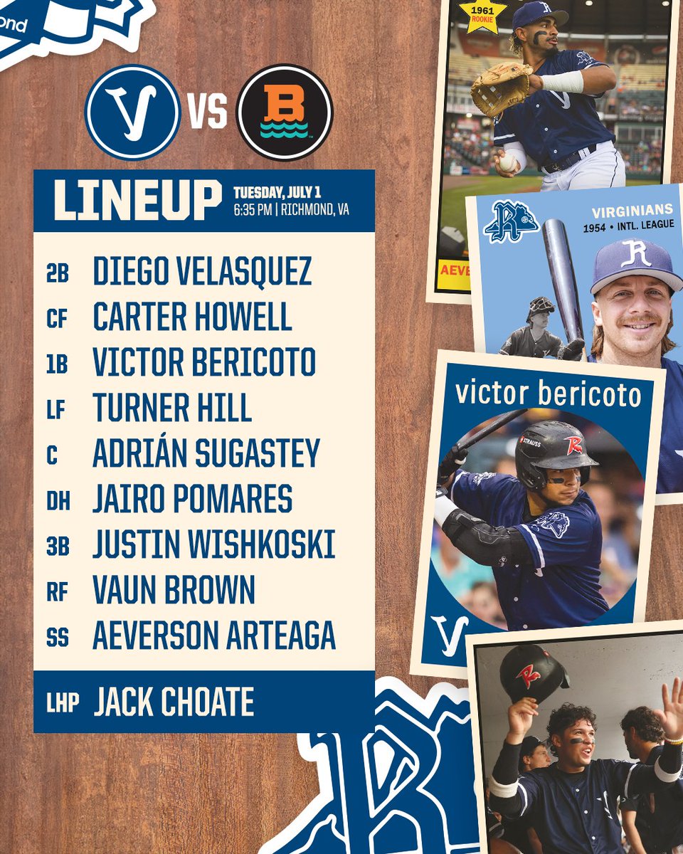 For the last time on the site of old Parker Field, the Richmond Virginians are ready for action!

🎟️ atmilb.com/4hMHR4X
📝 atmilb.com/3TDEySk
📺 MiLB.tv
📻 atmilb.com/3U7m4Lz