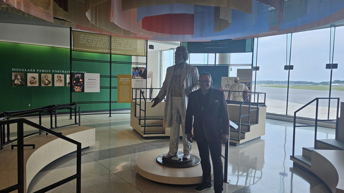 ROC Airport (@rocairport) on Twitter photo A historic day! ๐
<a href="/BelloForMonroe/">Adam Bello for County Executive</a> and Kenneth Morris Jr., the great-great-great-grandson of Frederick Douglass, officially dedicated the Frederick Douglass Airfield Observatory at ROC.
Weโre honored to carry his name and spirit into the skies. #FlyROC A historic day! ๐
<a href="/BelloForMonroe/">Adam Bello for County Executive</a> and Kenneth Morris Jr., the great-great-great-grandson of Frederick Douglass, officially dedicated the Frederick Douglass Airfield Observatory at ROC.
Weโre honored to carry his name and spirit into the skies. #FlyROC