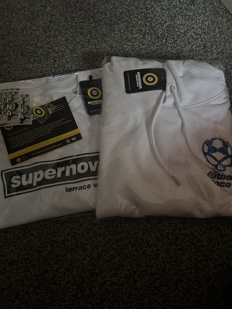 🗣️The Killie View Podcast 🎧 (@kfcview) on Twitter photo Great service at quality goods received from <a href="/supernovatwear/">@supernovaterracewear</a> 💥😃
Give their page and website a browse for some good quality items! Great service at quality goods received from <a href="/supernovatwear/">@supernovaterracewear</a> 💥😃
Give their page and website a browse for some good quality items!
