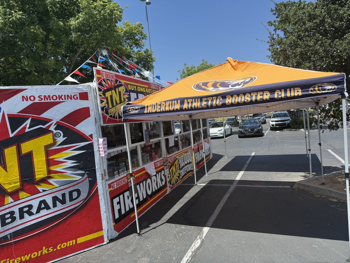 Come get your fireworks and support Indekrum athletics. Walmart parking lot off of truxel 
Go Tigers! GROWL!