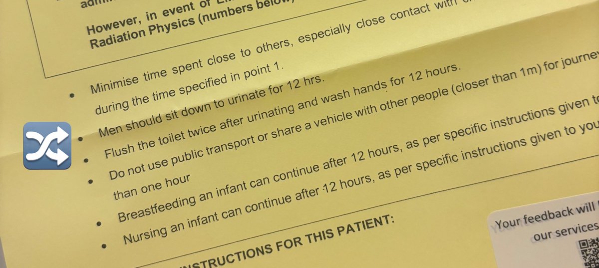 Full body PET scan done. 

Not easy, but not the worst thing. 

I’m now “radioactive” for a bit and have to piss sitting down. 

I also have to piss for 12 hours and then wash my hands for 12 hours so that’s a whole day wasted…