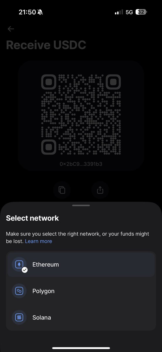 Revolut accepts USDC only on three networks:

- Ethereum
- Polygon
- Solana

They have a long way to go compared to @robinhoodapp.