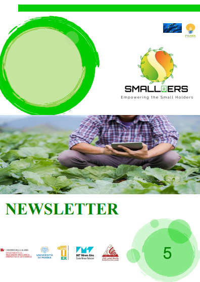 SmalldersPRIMA's tweet photo. The SMALLDERS Newsletter-Edition 5 is available online. It regards the latest activities of SMALLDERS partners.

Click on https://t.co/VcjrRayVWq  to download it!

#SMALLDERS #AgriTech #SmartFarming #DigitalAgriculture #Innovation #Sustainability #EUProjects https://t.co/M2ynwq5FSq