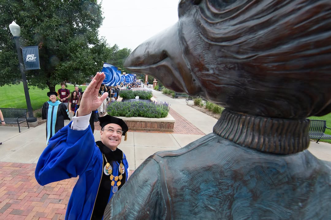 PresHendrickson's tweet image. Ten years ago marked my first day as @creighton president and, reflecting on this meaningful journey, I am filled with gratitude for all those who have made Creighton what it is today and built laying the foundation for all that lies ahead.