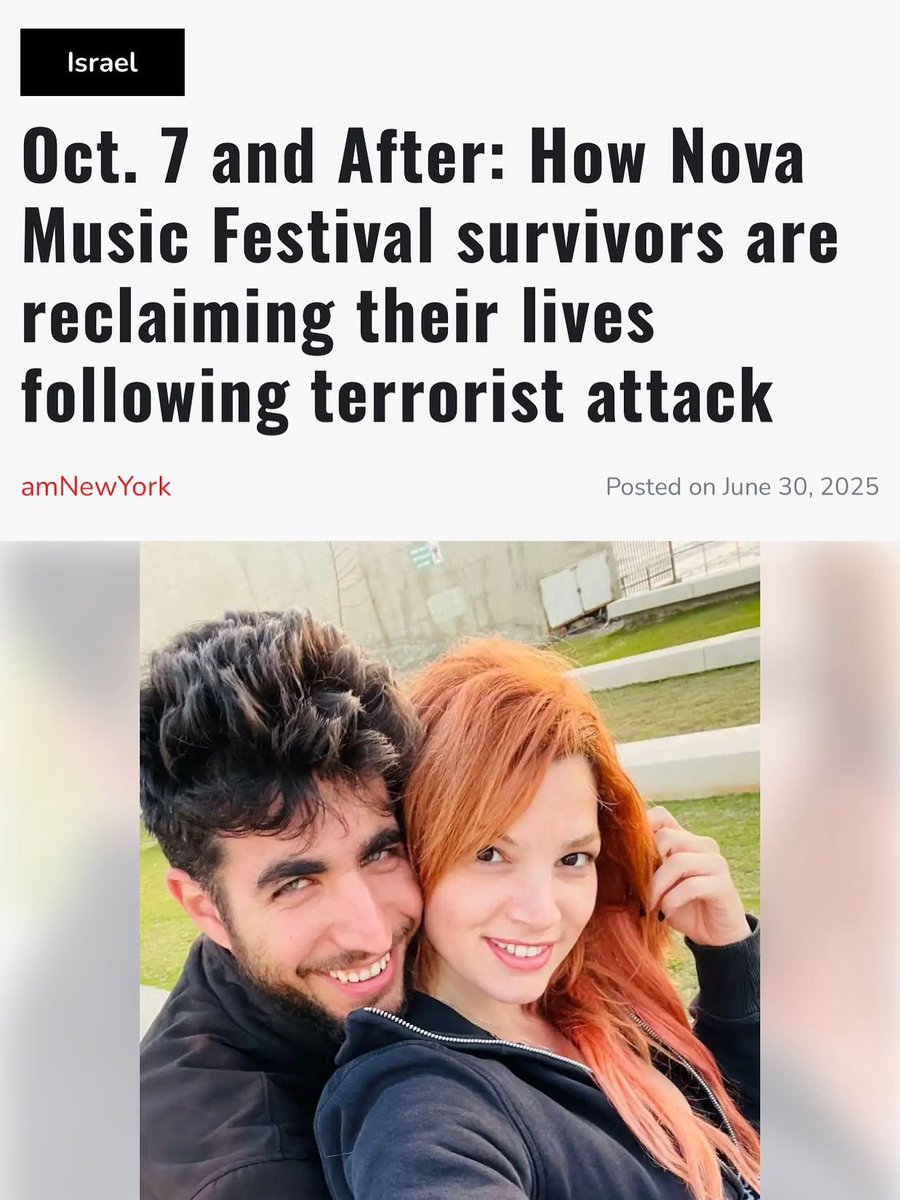“He saved my life—and paid with his own.”

As Hamas terrorists opened fire at the Nova Festival, Yaniv Serudi was shot three times—but kept driving to save his fiancée, Sivan Simcha Cohen.

She was wounded. He was killed protecting her.

She lay under fire for 10 hours before