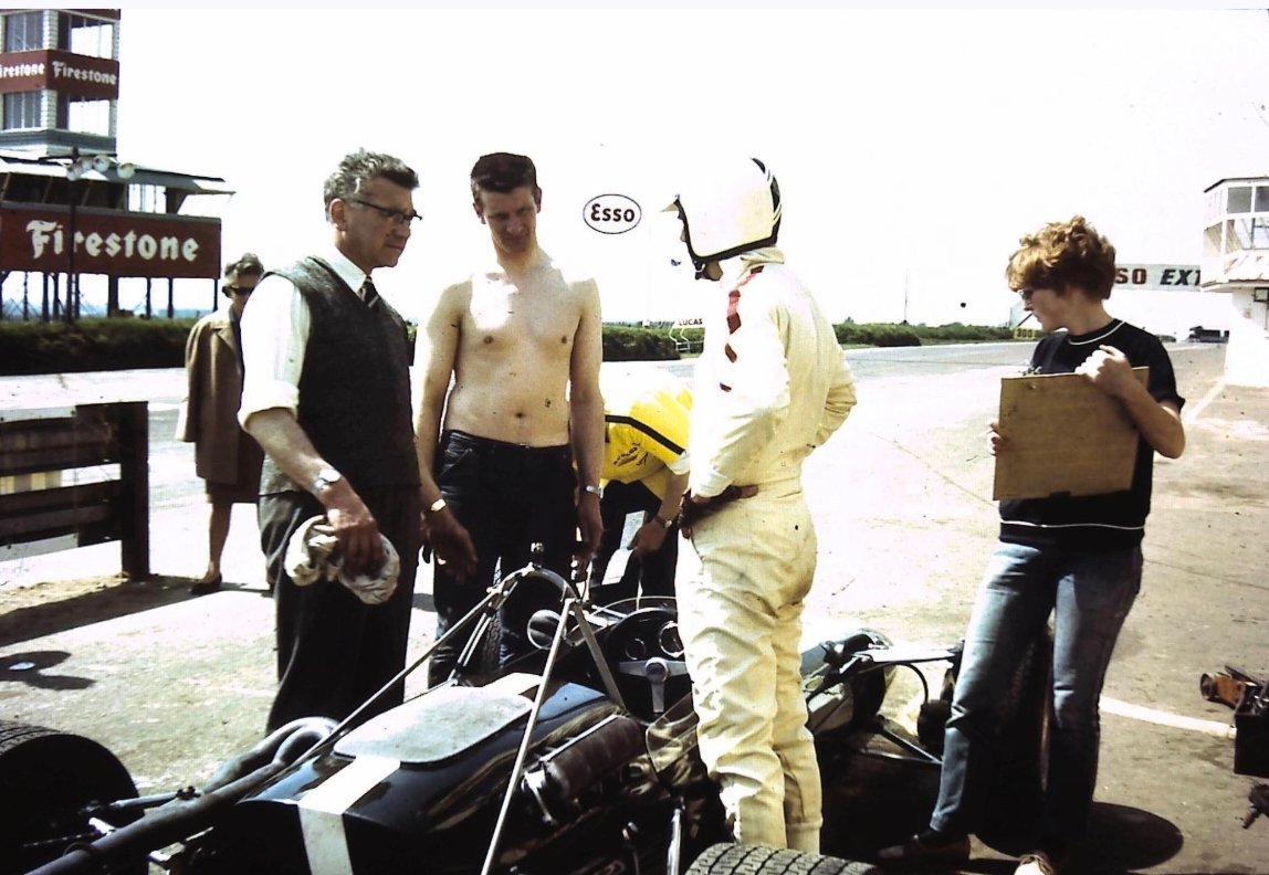 Peter Windsor (@peterdwindsor) on Twitter photo I took this pic at a Snetterton test in April, 1967. That's Richard Attwood talking to the owner of the smart F2 Cooper-FVA - the very talented Bob Gerard, who finished P6 in the race we're celebrating this weekend - the 1950 British GP.  Oh yes: and that's my Mum just behind Bob I took this pic at a Snetterton test in April, 1967. That's Richard Attwood talking to the owner of the smart F2 Cooper-FVA - the very talented Bob Gerard, who finished P6 in the race we're celebrating this weekend - the 1950 British GP.  Oh yes: and that's my Mum just behind Bob