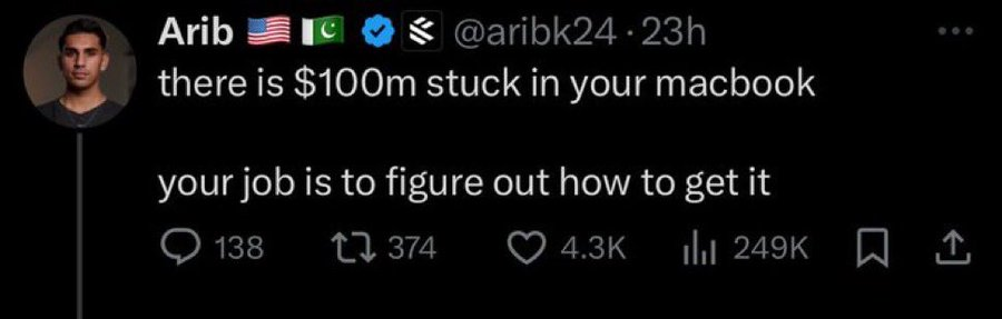 Your job is to get hired by zuck