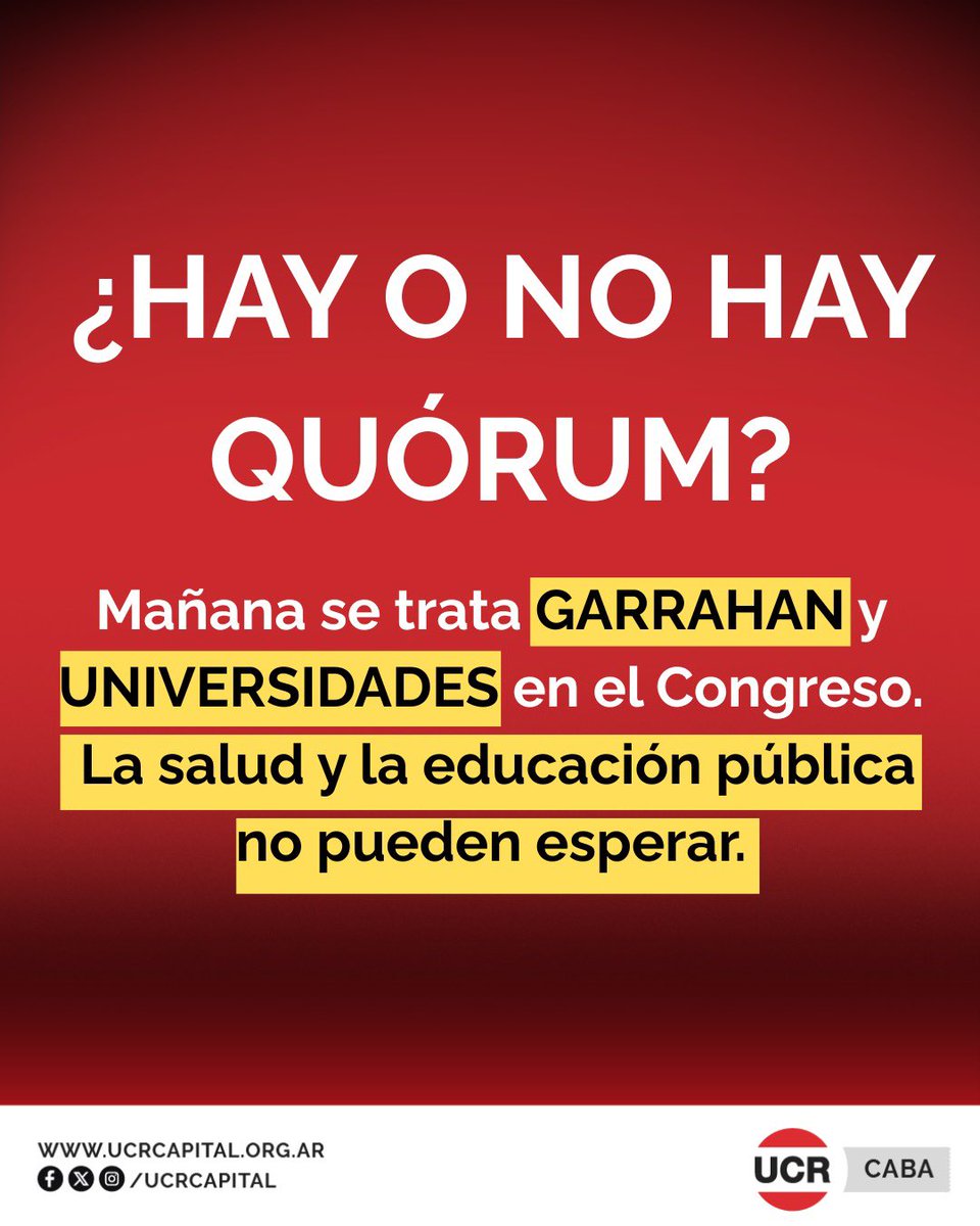 Diputadas y diputados de la Nación, la salud y la educación no pueden esperar más.