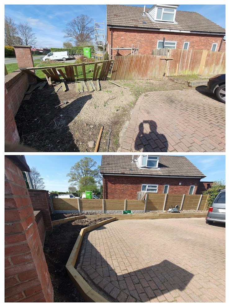 Intellland's tweet photo. Before and after... planting next https://t.co/UYiBSNyhDZ