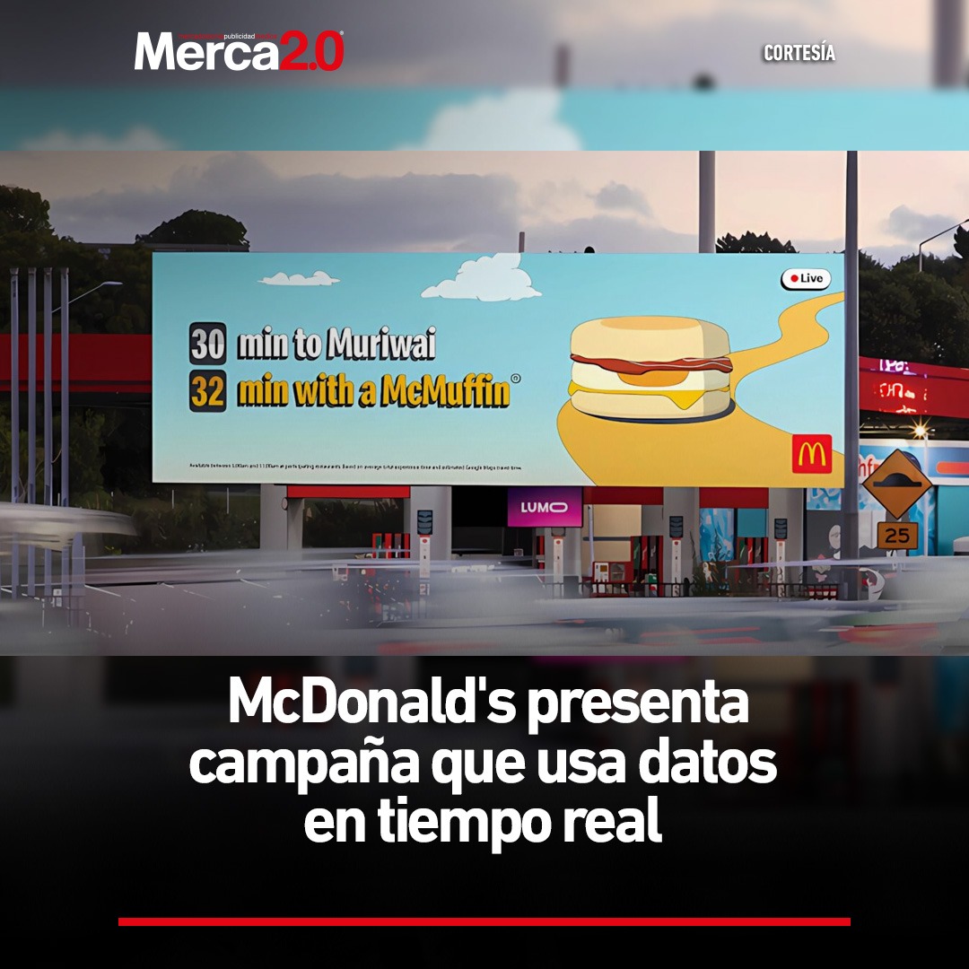 Merca20's tweet photo. 🚗🍔 McDonald's está llevando sus campañas a otro nivel. Usan datos en tiempo real para decirte exactamente a cuántos minutos estás de alguna de las sucursales.

#McDonalds #CampañaPublicitaria #merca20 

Sigue leyendo esta propuesta https://t.co/PUjmVZtpqY https://t.co/YjXedzZNvK