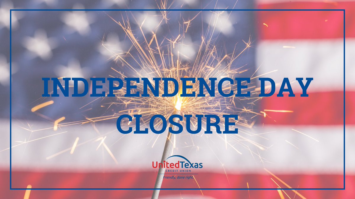 🎆 We will be closed on Friday, July 4th in observance of #IndependenceDay. We'll be back open with our normal Saturday hours on July 5th. ✨We hope you have a safe and enjoyable weekend celebrating with family and friends!