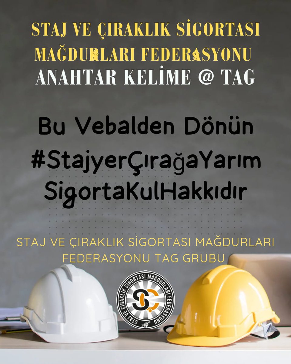 STAJ VE ÇIRAKLIK SİGORTASI MAĞDURLARI FEDERASYONU (@cirakstajfed) on Twitter photo Bu Vebalden Dönün!
Stajyer, Çırağa Yarım Sigorta Kul Hakkıdır...!
<a href="/RTErdogan/">Recep Tayyip Erdoğan</a>
<a href="/isikhanvedat/">Prof. Dr. Vedat Işıkhan</a>
<a href="/KaramikSunay/">Sunay Karamık</a>
<a href="/sebnembursali/">Şebnem Bursalı</a>
<a href="/zorlu77/">Prof.Dr.Kürşad ZORLU</a>
<a href="/OSMANSAGLAM70/">Osman Sağlam 🇹🇷</a>
<a href="/yasarkirkpinarr/">YAŞAR KIRKPINAR</a>
<a href="/drummugulsen/">Ümmü Gülşen Öztürk</a>
<a href="/suleymansoylu/">Süleyman Soylu</a>
<a href="/AvOzlemZengin/">Av. Özlem Zengin 🇹🇷</a>
<a href="/omerrcelik/">Ömer Çelik</a>
<a href="/resulkurt34/">Doç. Dr. Resul Kurt</a>
<a href="/leylasahinusta/">Dr. Leyla Şahin Usta 🇹🇷</a>
<a href="/oucuncu/">Oğuz Üçüncü</a>
<a href="/NumanKurtulmus/">Numan Kurtulmuş</a> Bu Vebalden Dönün!
Stajyer, Çırağa Yarım Sigorta Kul Hakkıdır...!
<a href="/RTErdogan/">Recep Tayyip Erdoğan</a>
<a href="/isikhanvedat/">Prof. Dr. Vedat Işıkhan</a>
<a href="/KaramikSunay/">Sunay Karamık</a>
<a href="/sebnembursali/">Şebnem Bursalı</a>
<a href="/zorlu77/">Prof.Dr.Kürşad ZORLU</a>
<a href="/OSMANSAGLAM70/">Osman Sağlam 🇹🇷</a>
<a href="/yasarkirkpinarr/">YAŞAR KIRKPINAR</a>
<a href="/drummugulsen/">Ümmü Gülşen Öztürk</a>
<a href="/suleymansoylu/">Süleyman Soylu</a>
<a href="/AvOzlemZengin/">Av. Özlem Zengin 🇹🇷</a>
<a href="/omerrcelik/">Ömer Çelik</a>
<a href="/resulkurt34/">Doç. Dr. Resul Kurt</a>
<a href="/leylasahinusta/">Dr. Leyla Şahin Usta 🇹🇷</a>
<a href="/oucuncu/">Oğuz Üçüncü</a>
<a href="/NumanKurtulmus/">Numan Kurtulmuş</a>