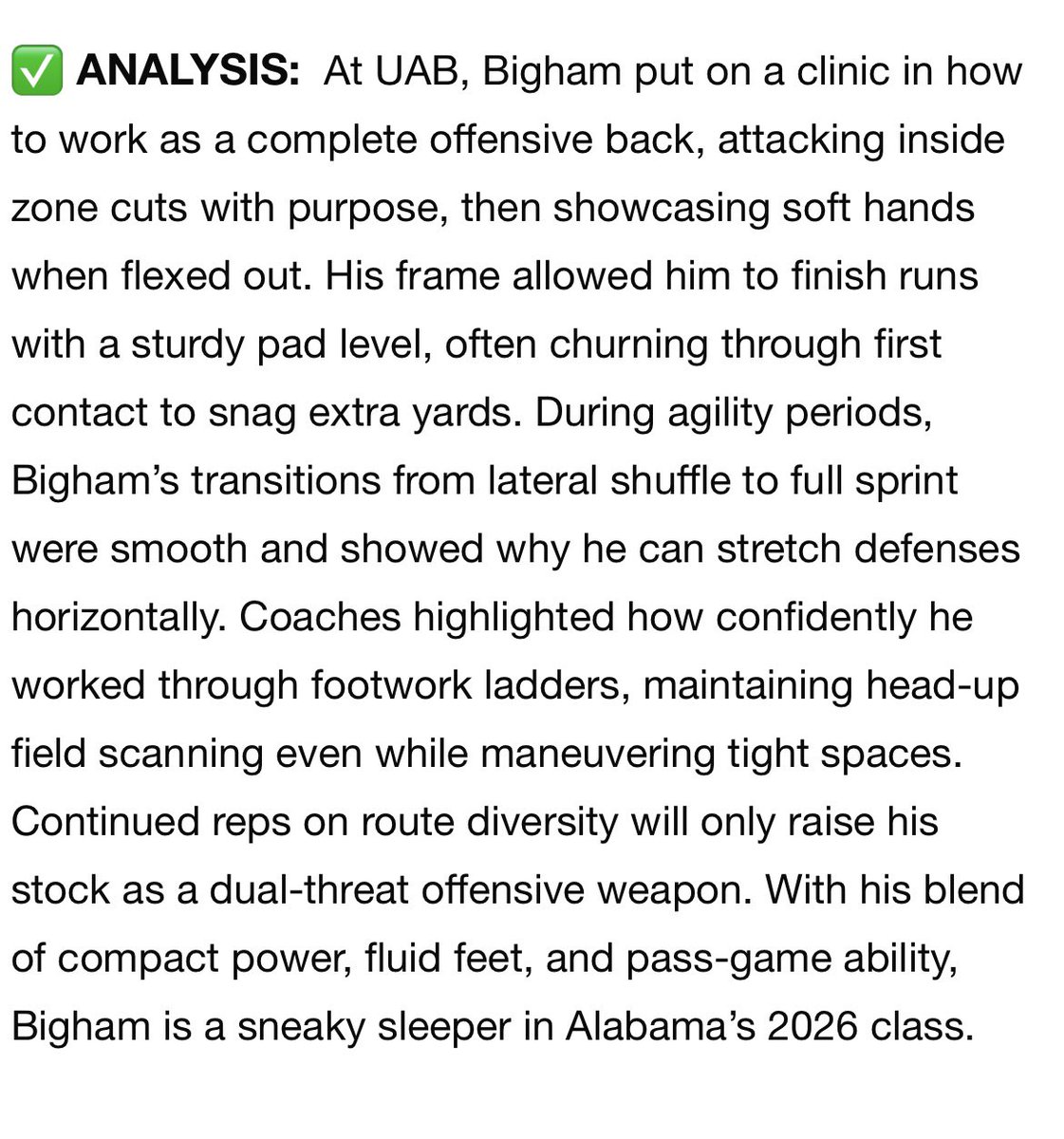 Braylon Bigham (@bk_biggs3) on Twitter photo Thanks to <a href="/sixstarfootball/">Six Star Football | PLUS+</a> for the feature ๐ฅ staying locked in ๐<a href="/CoachD_Mitch/">Danny Mitchell</a> <a href="/UAB_FB/">UAB Football</a> <a href="/coach_stapleton/">David C. Stapleton III</a> <a href="/ashford_fb/">Ashford_FB</a> Thanks to <a href="/sixstarfootball/">Six Star Football | PLUS+</a> for the feature ๐ฅ staying locked in ๐<a href="/CoachD_Mitch/">Danny Mitchell</a> <a href="/UAB_FB/">UAB Football</a> <a href="/coach_stapleton/">David C. Stapleton III</a> <a href="/ashford_fb/">Ashford_FB</a>