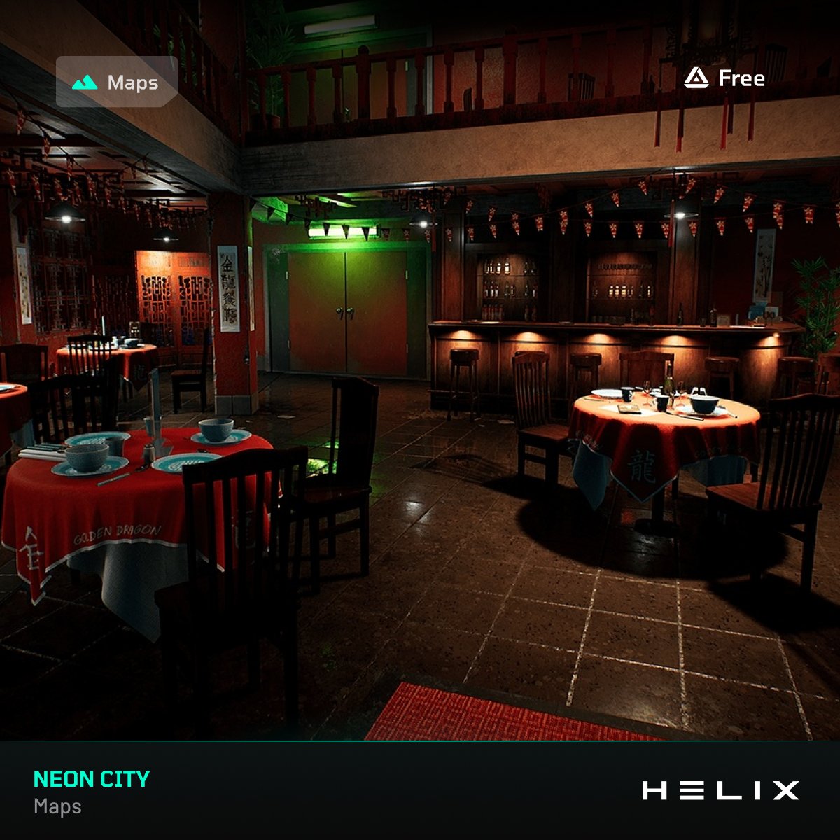 🛸 Neon Cyberpunk City – Part 2 
Dive deeper into the world of Neon Cyberpunk City with immersive interior environments — from moody laundromats to retro-futuristic diners and gritty repair garages.

📦 Licensed to HELIX by SilverTM
🔓 Free for all HELIX creators via the HELIX