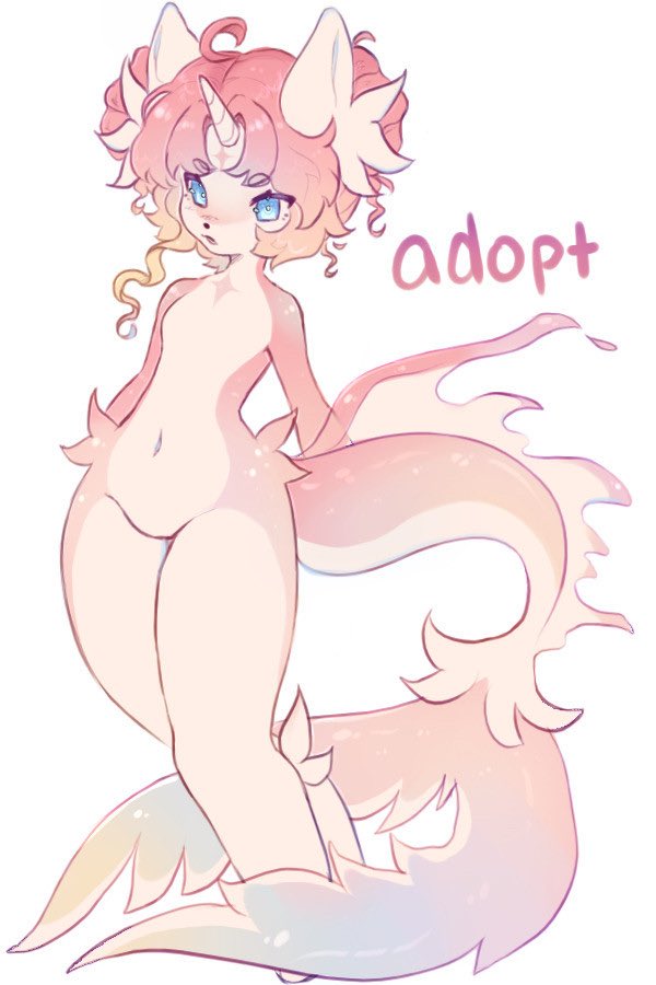 open adopt !! 3️⃣5️⃣ usd or best offer!! #furryart retweets appreciated ;__;